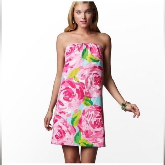 Lilly Pulitzer Rare Hotty Pink First Impression Size 2 Keetan Dress - Picture 2 of 13